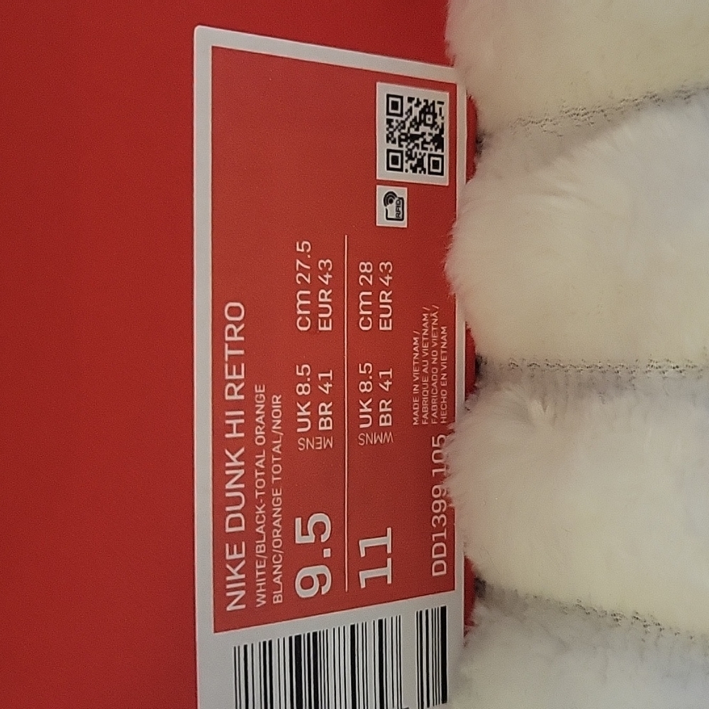 Nike Dunk High "Panda" 9.5 (M) - Picture 6 of 6
